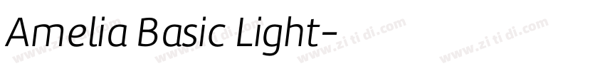 Amelia Basic Light字体转换 Amelia Basic Light字体转换